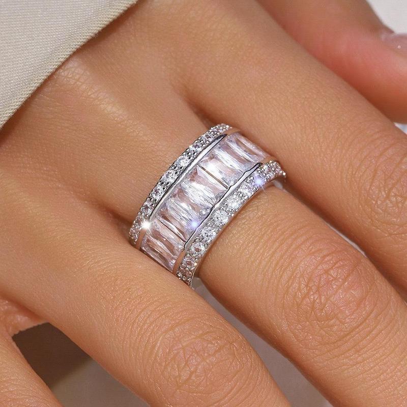 Elegant Baguette Cut Ring