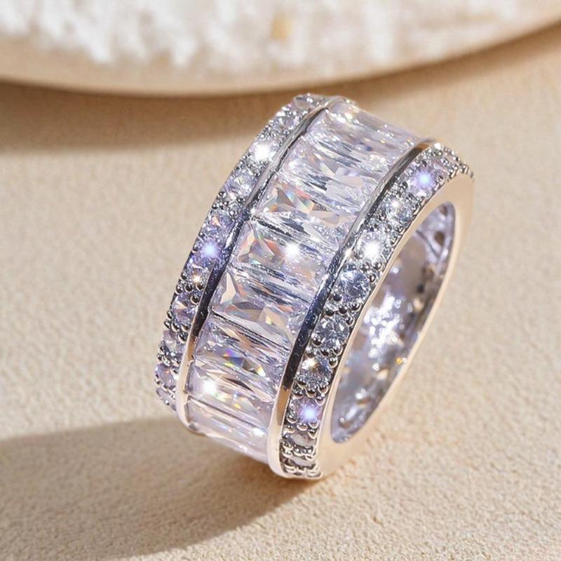 Elegant Baguette Cut Ring