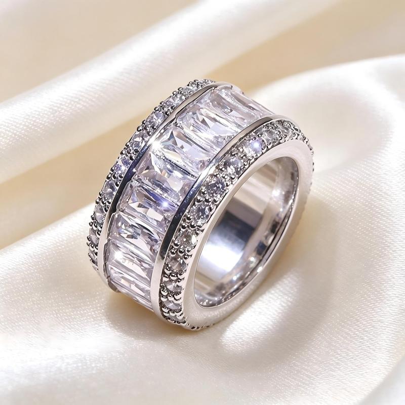 Elegant Baguette Cut Ring