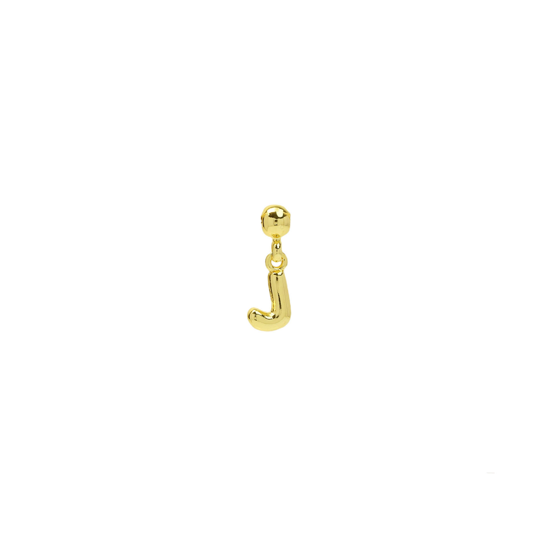 Dainty Satellite Bubble Letter Name Necklace