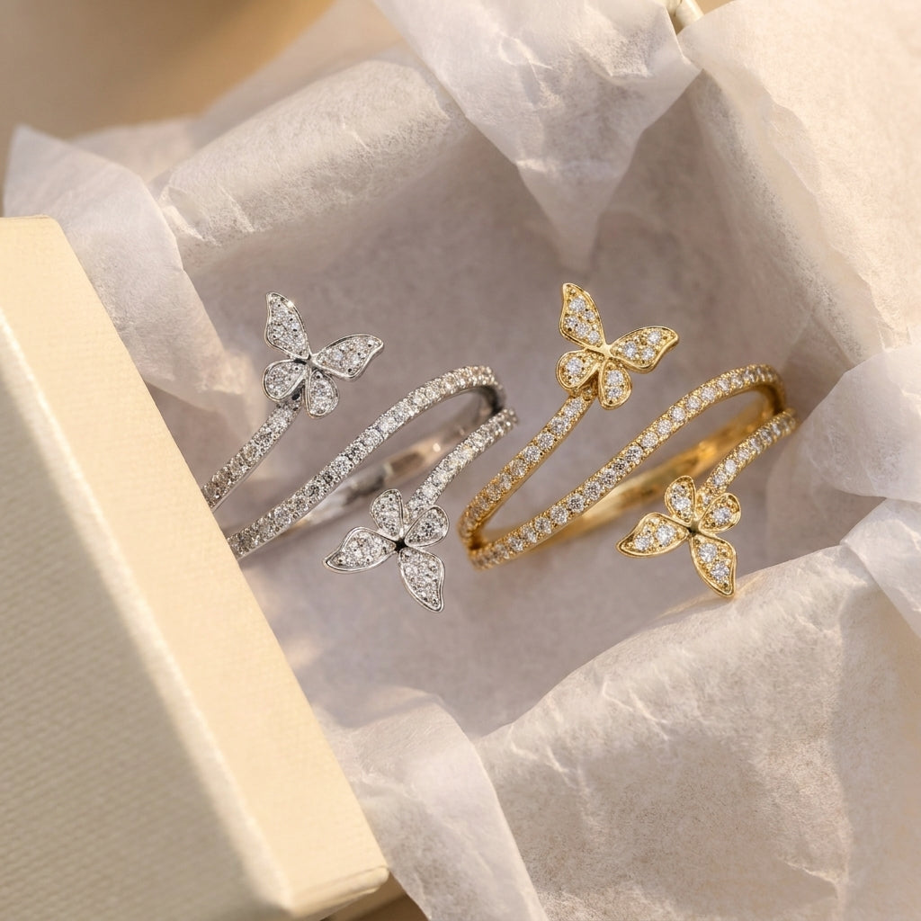 Butterfly Wrap Around Ring