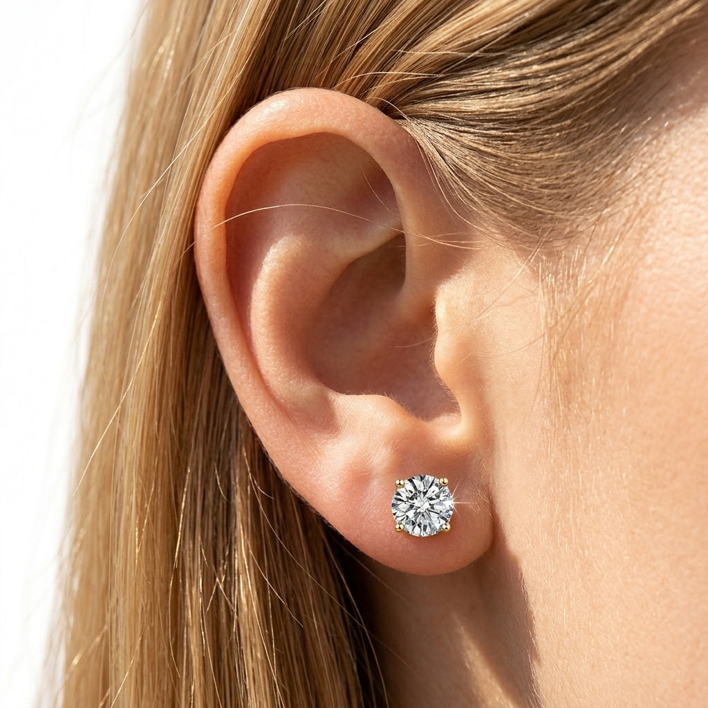 Veinci Classics CZ Stud Earrings