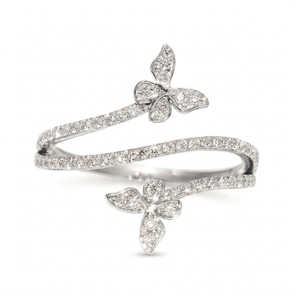 Butterfly Wrap Around Ring