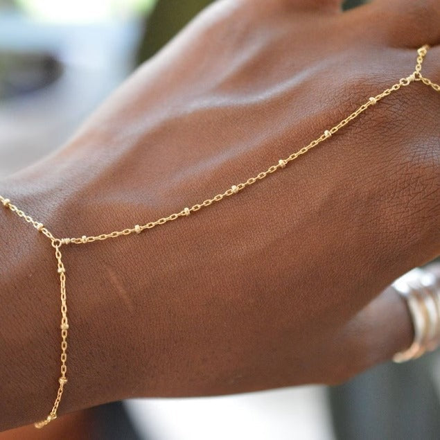 Dainty Satellite Hand Chain