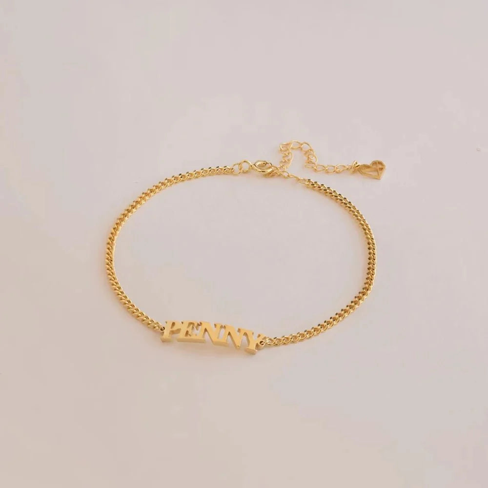Customized Name Chain Bracelet