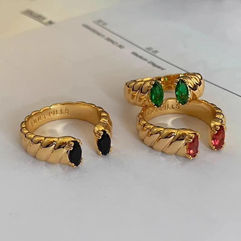 Dual Diamond Wrapped Rings