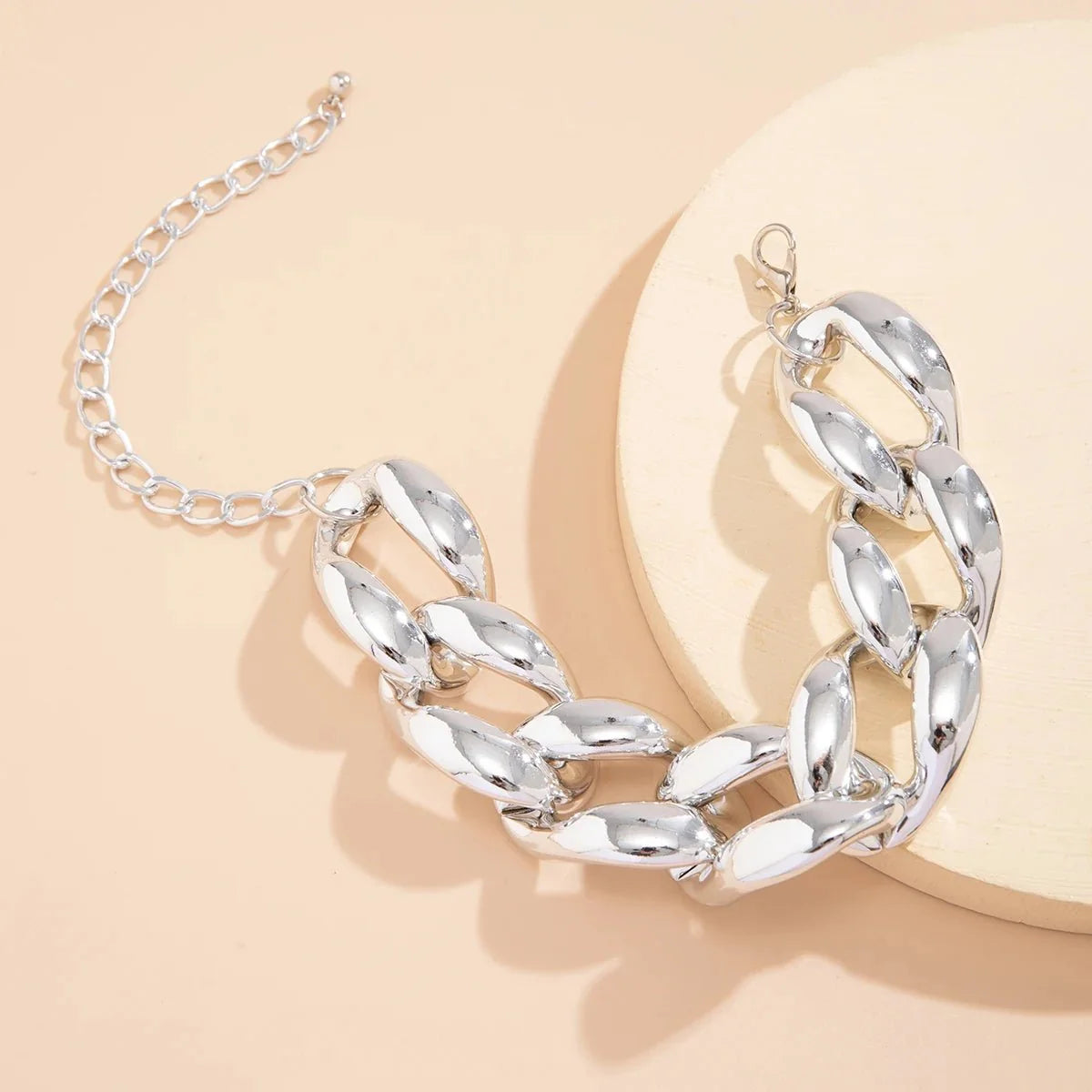 Exaggerated Chunky Cuban Link Choker Necklace