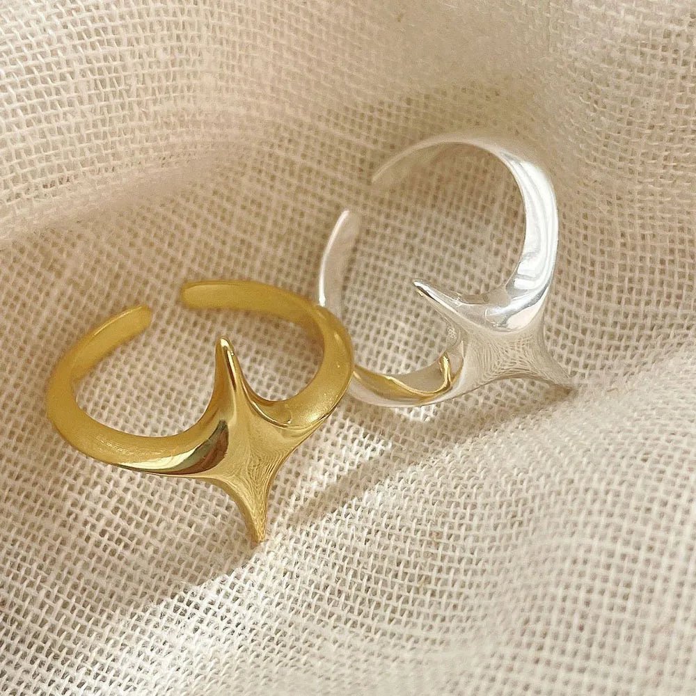 Resizable North Star Rings