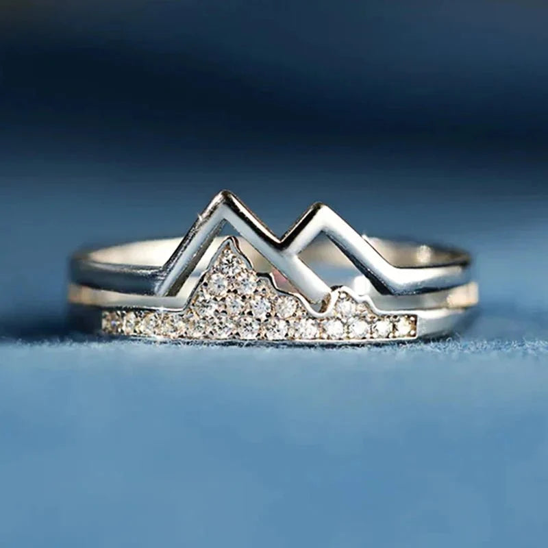 Sentimental Peaks and Valleys Ring