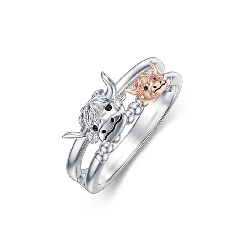 Whimsy Highland Cow Inspired Ring