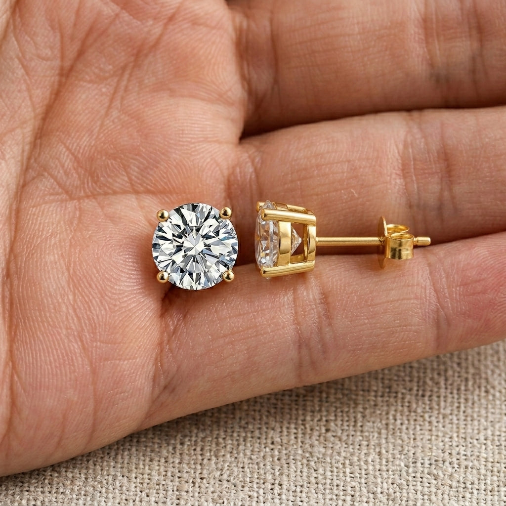 Veinci Classics CZ Stud Earrings