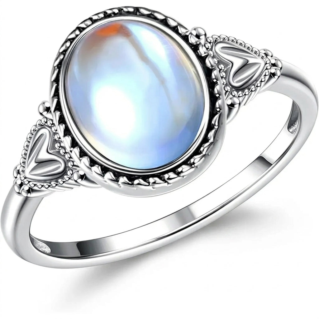 Vintage Inspired Diamond Accented Mood Ring