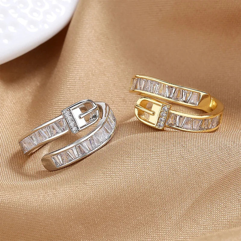 Diamond Belt Ring