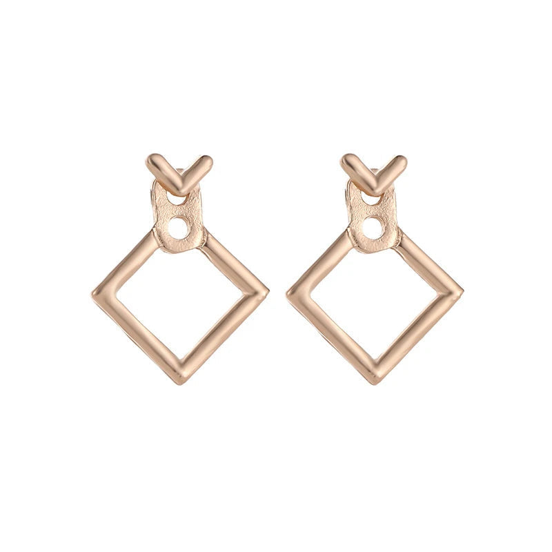 Geometric Overlap Earrings