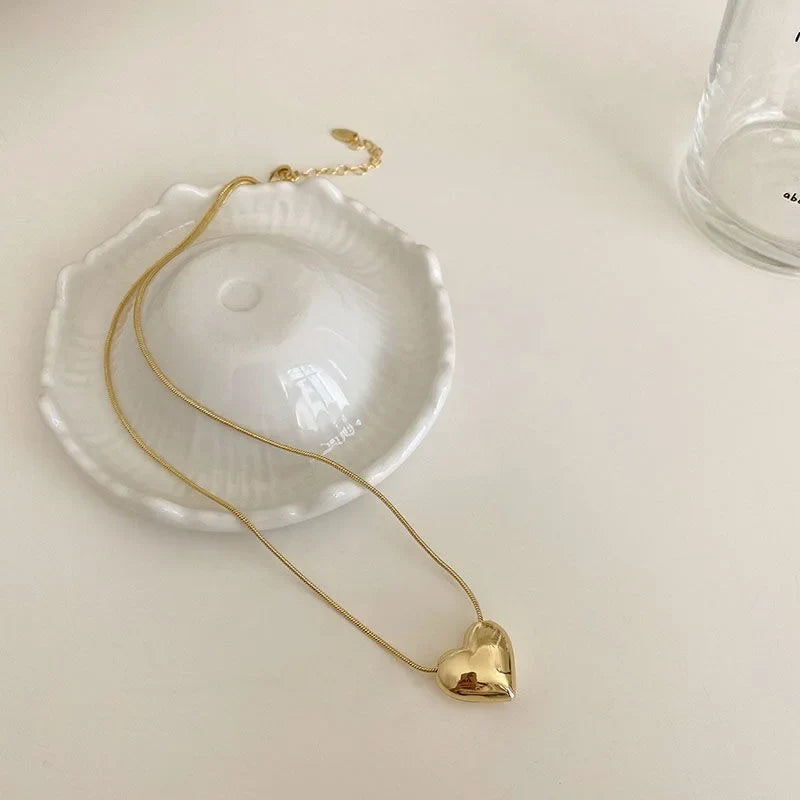 Love Heart Chain Necklace