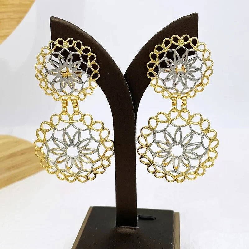 Bold Frequency Geometric Earrings