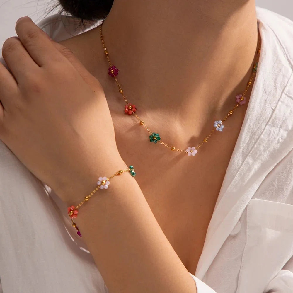 Dainty Spring Floral Jewelry Collection