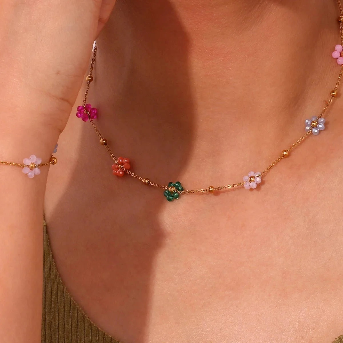 Dainty Spring Floral Jewelry Collection