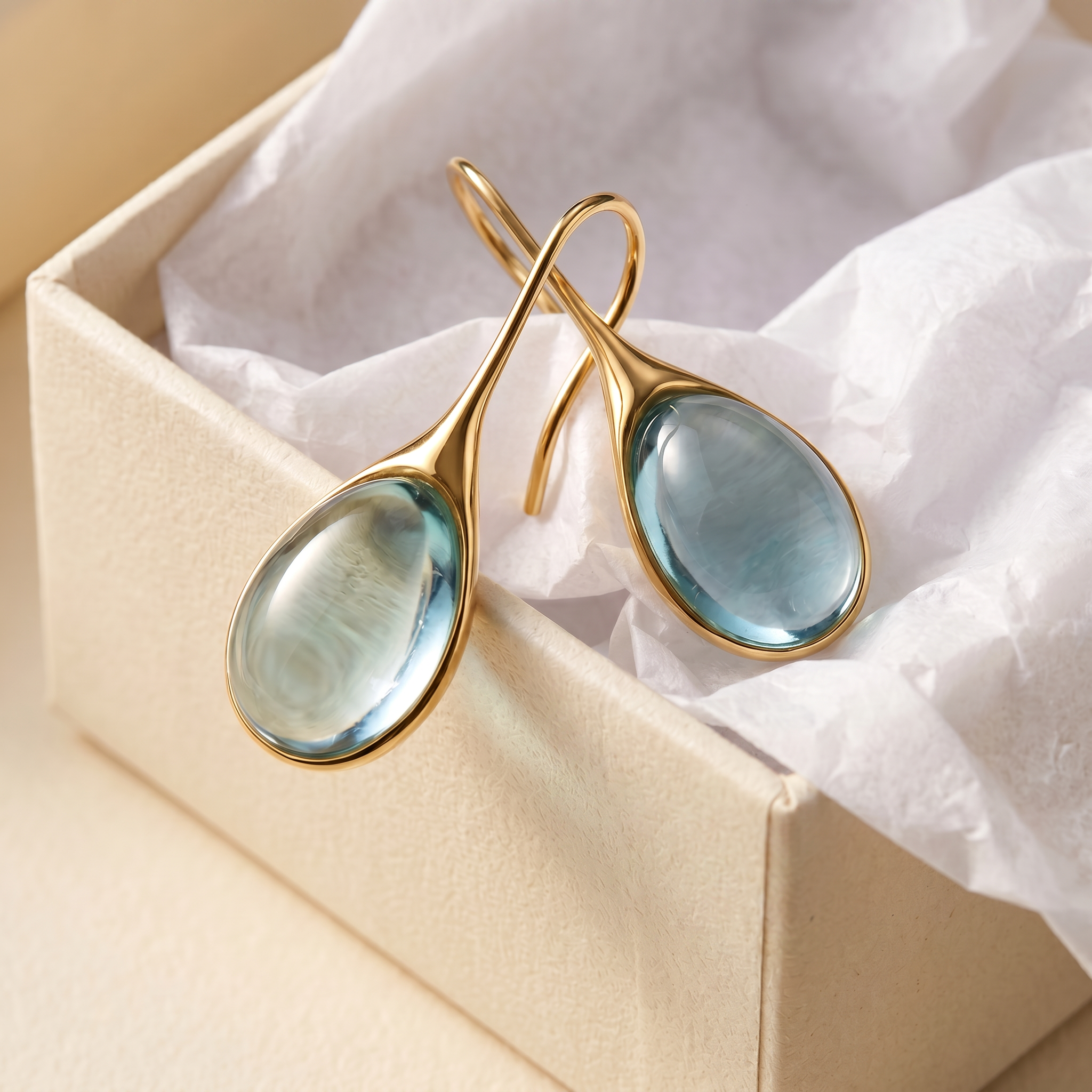 Dainty Waterdrop Dangle Earrings