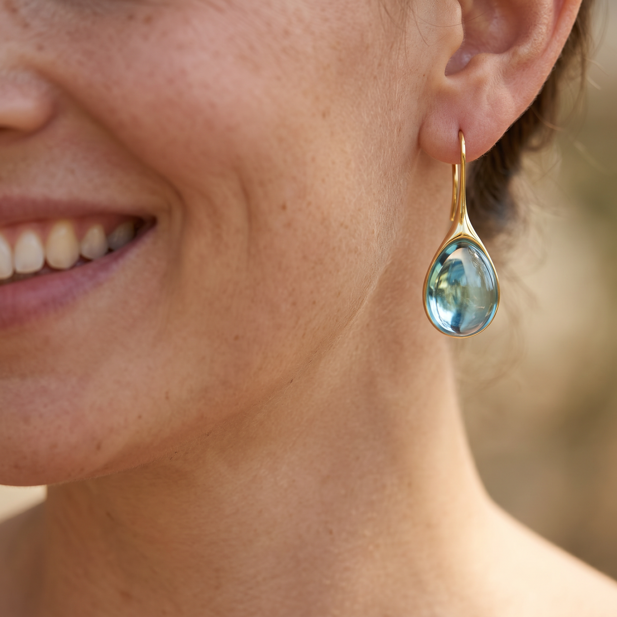 Dainty Waterdrop Dangle Earrings
