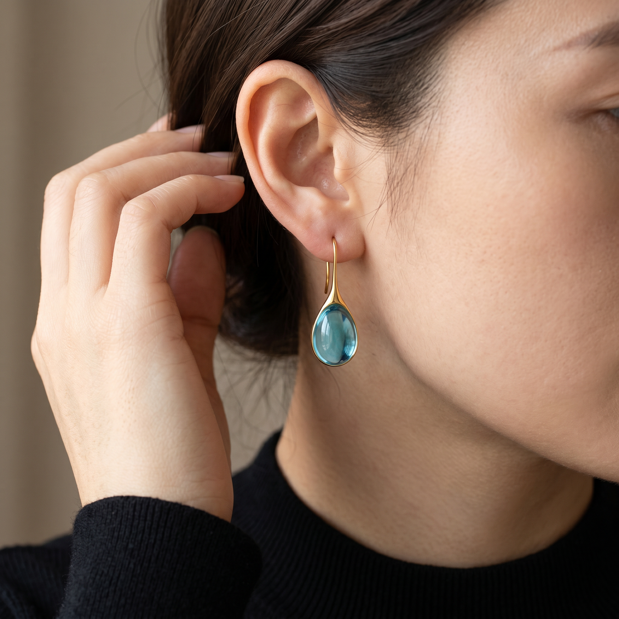 Dainty Waterdrop Dangle Earrings
