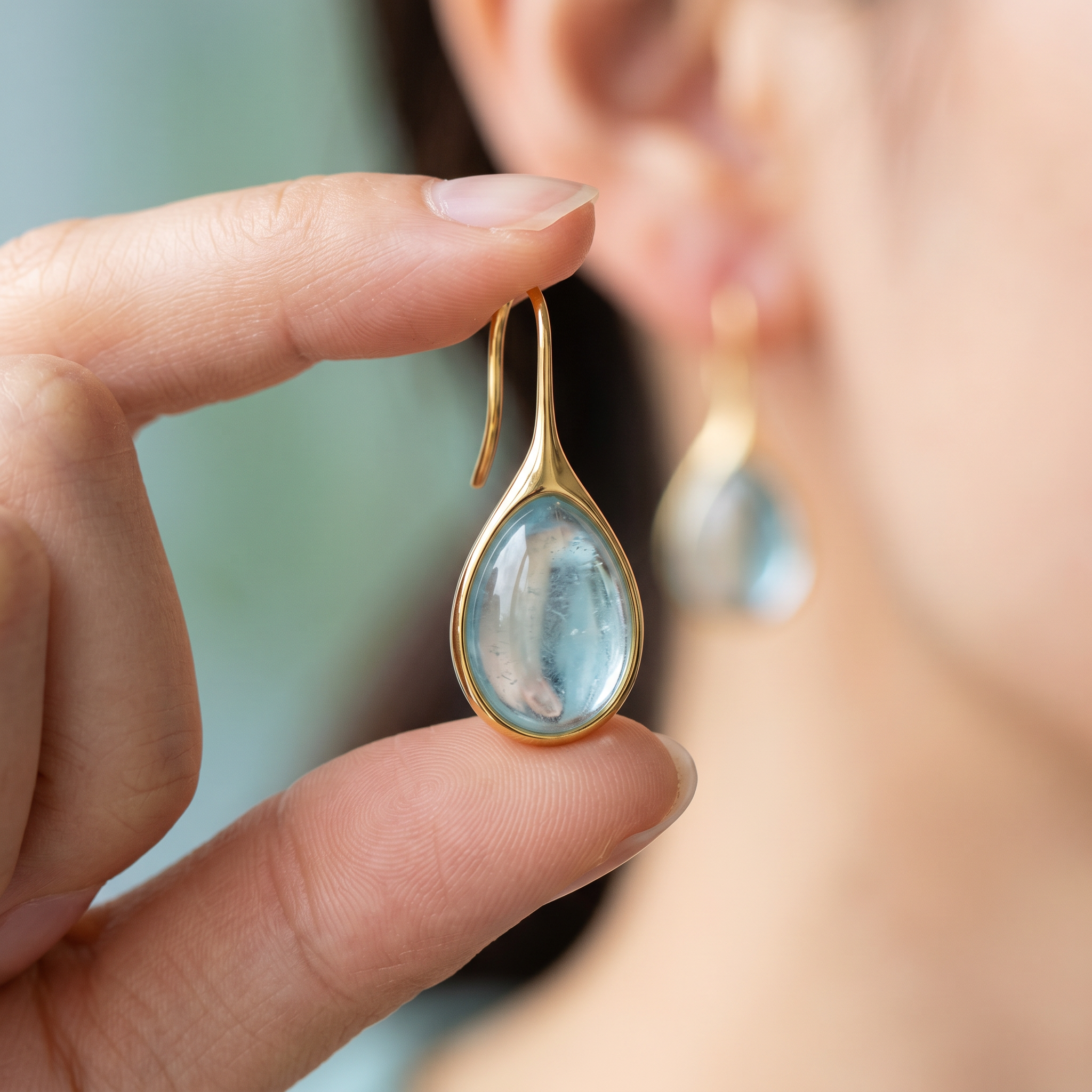 Dainty Waterdrop Dangle Earrings