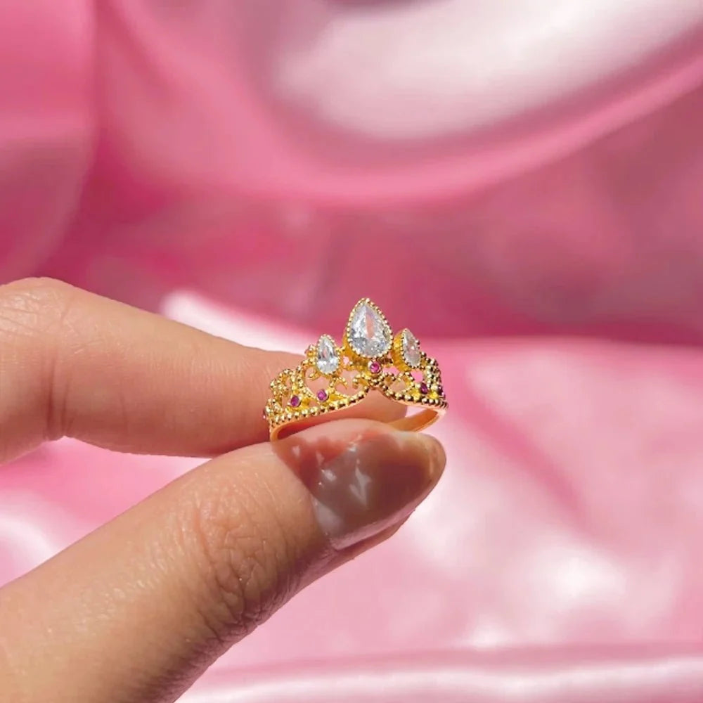 Rapunzel Crown Inspired Necklaces and Rings