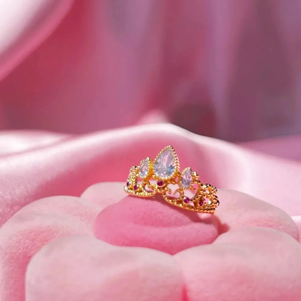 Rapunzel Crown Inspired Necklaces and Rings