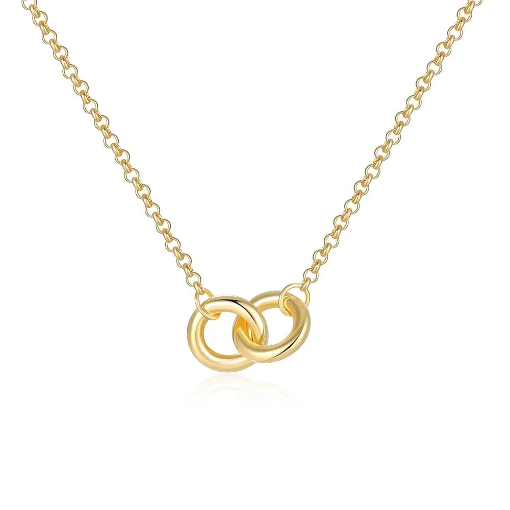 S925 Dainty Forever Linked Necklace