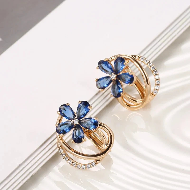 Spring Aurora Floral Earrings